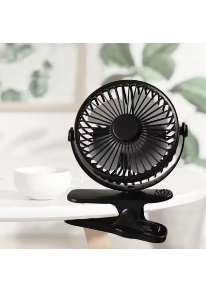 F9 3 Kademeli Karışık Renk Şarjlı Taşınabilir Masaüstü Usb Fan