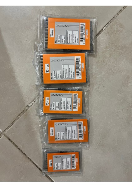 Ahşap Delme Matkap Ucu 50 Adet 4mm 10 Adet 5mm 10 Adet 6mm 10 Adet 7mm 10 Adet 8mm 10 Adet