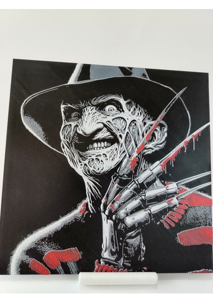 3D Kabartmalı Freddy Krueger Poster fiyatları