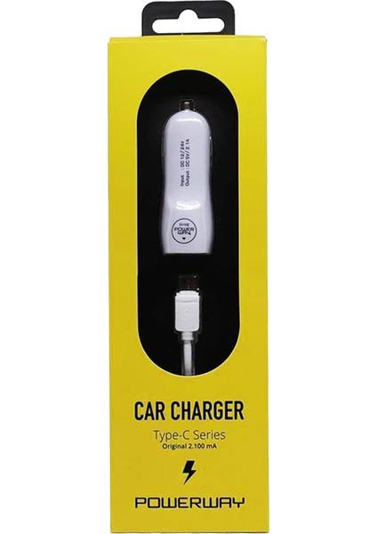 3.1A Type-C Araç Çakmaklık Şarj Aleti (4767) - CDY4226-4779