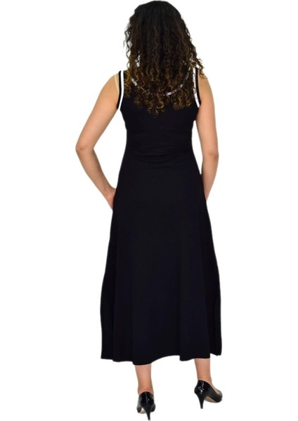 Kadın Askılı Biyeli Likralı Elbise BGL-ST04649 indirimleri