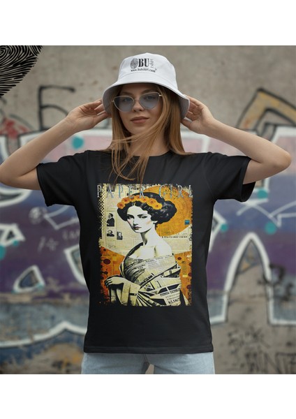 'paper Girl' Baskılı 'regular-Fit' Unisex Tişört fiyatları