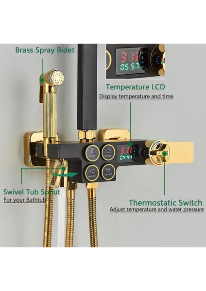 Akıllı Duş Seti Duş Başlıgı Akıllı Duş Bataryası fiyatları