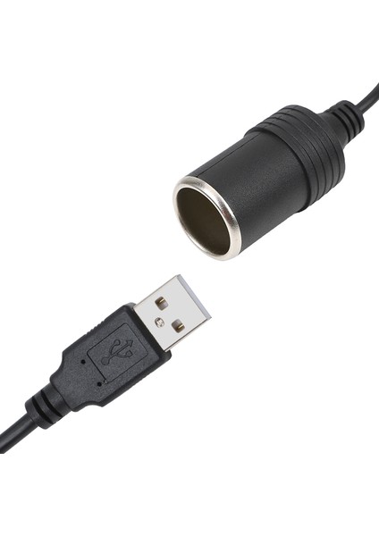 Çakmaklık Fişi Çevirici Çakmak Dönüştürücü USB 2.0 5 Volt 2 Amper To 12 Volt 0.8 Amper