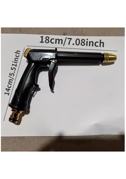 Ayarlanabilir Basınçlı Çok Fonksiyonlu Yıkama Tabancası indirimleri