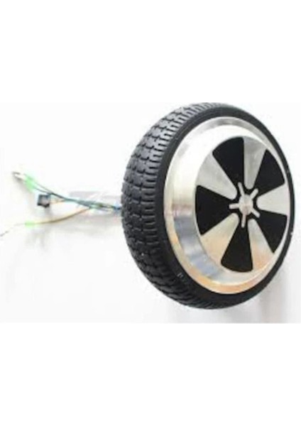 6.5 Inch Smart Balance Hoverboard Motor Teker 6.5" Elektrikli Kaykay Sıfır Siyah Soketli