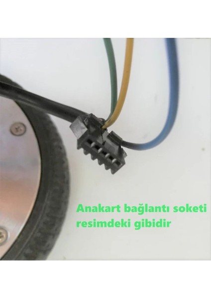 6.5 Inch Smart Balance Hoverboard Motor Teker 6.5" Elektrikli Kaykay Sıfır Siyah Soketli modelleri