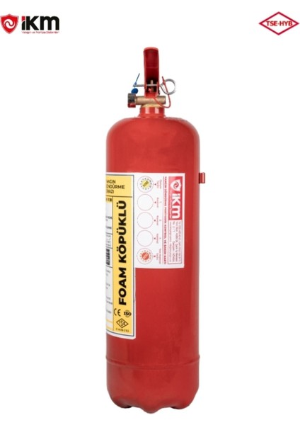 6 kg Ruhsata Uygun Köpüklü Yangın Söndürme Tüpü ve Askı Aparatı fiyatları