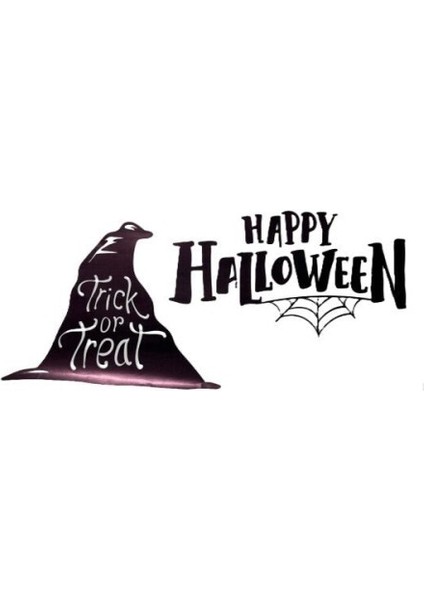 Happy Halloween Temalı Duvar Stickerı