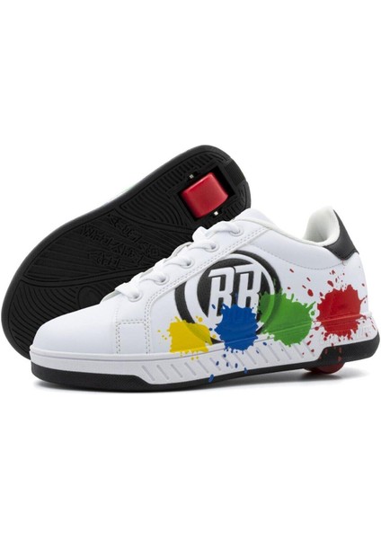 Tekerlekli Spor Ayakkabı Splash Beyaz/siyah