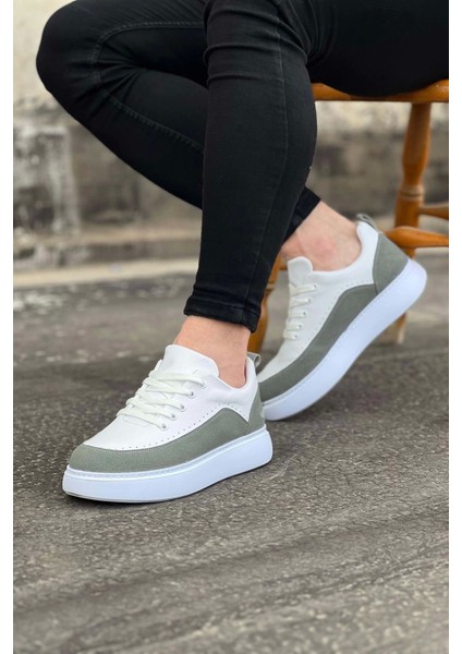 162 Beyaz Gri Ortopedik Taban Erkek Casual Ayakkabı fırsatları