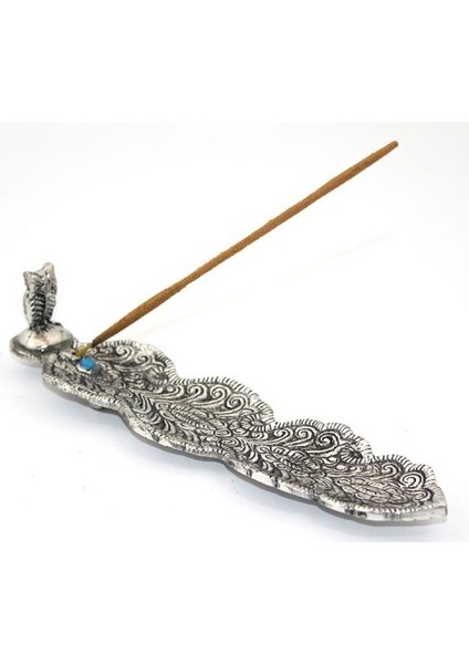 Metal Kayık Baykuş Tasarımı Tütsülük Model 2