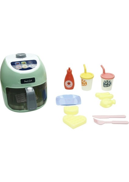 LD-6613A Dokunmatik Fritöz Set Gıdalar Renk Değiştirir -Vardem Oyuncak