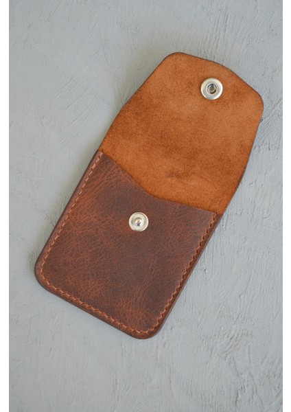 Hakiki Deri Kartlık - Çıtçıt Kapaklı- Frisco Deri (9,5 x 7,8 Cm) fırsatları