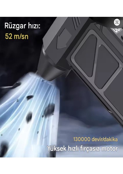 200W Mini Jet Fan Turbo Hızlı Fan 130000RPM Yüksek Hız Güç Araç Içi Temizlik,vakum,kurutma ,mangal modelleri