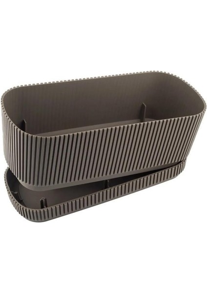 KRS-246 Pera Uzun Dekoratif Balkon Saksı 3 Litre No 2