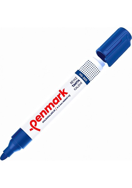 HS-1100-03 Ecoplus Beyaz Tahta Kalemi - Mavi