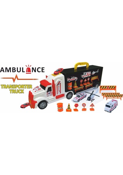 ERN877 Çantalı Ambulans Taşıyıcı Tır Seti modelleri