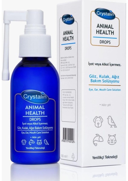 Animal Health Drops - Göz Kulak Ağız Bakım Solüsyonu 100 ml indirimleri