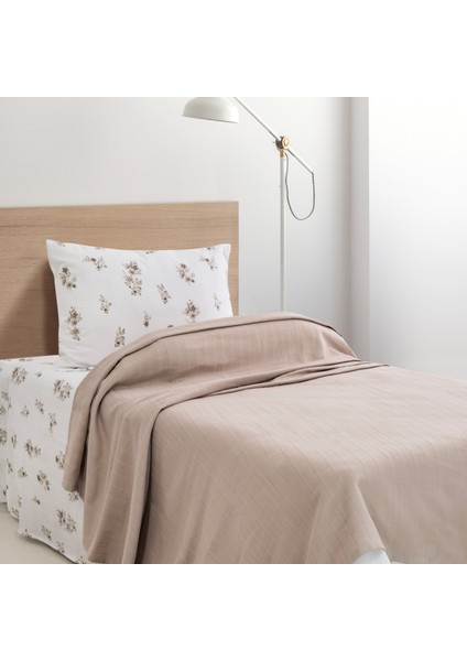 Home Hera Tek Kişilik Pike Takımı 3 Parça-Bej fiyatları