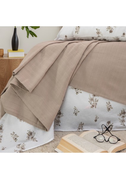 Home Hera Tek Kişilik Pike Takımı 3 Parça-Bej fırsatları