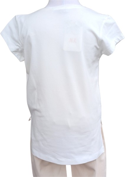 Fancy Kids Antalya Kız Çocuk T-Shirt Baskılı Ideally 14 Yaş Ekru - Mavi modelleri