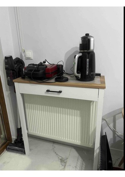 Kahve Köşesi Masası ( Üstü Ceviz - 80 x 30 x 92 )