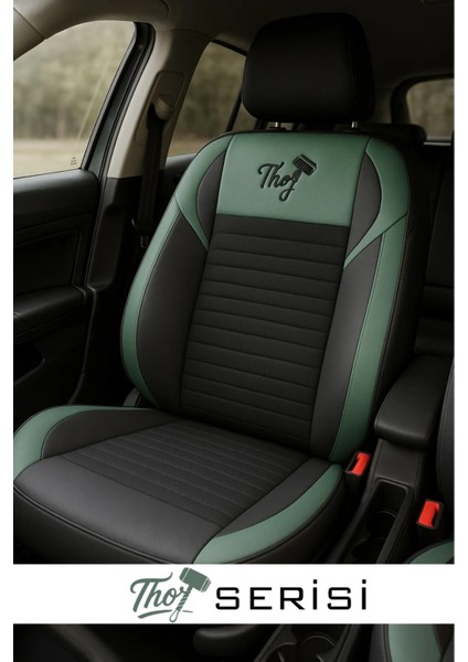 Dacia Duster Laureate 1.5 Dci 110 4x4 E2 I x Md 2014 Uyumlu Tam Set Terletme Yapmaz Tay Tüyü Oto Koltuk Kılıfı Yeşil