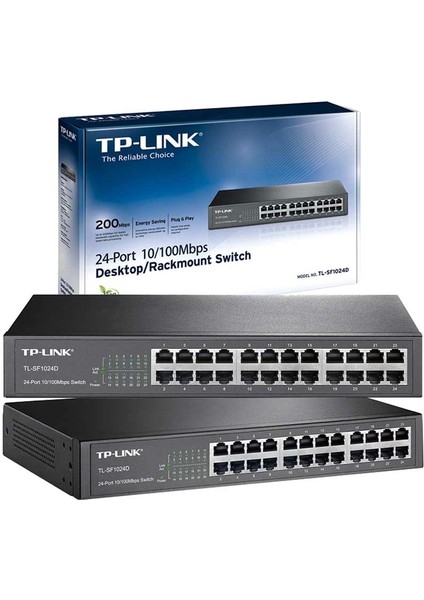 Tp-Lınk TL-SF1024D 24 Port 10/100 Mbps Swıtch