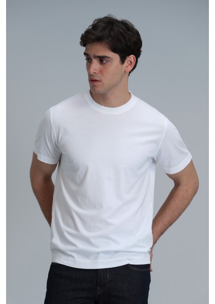 Erkek Basic T-Shirt, Erkek Sade TIŞÖRT/%100 Pamuk Regular
