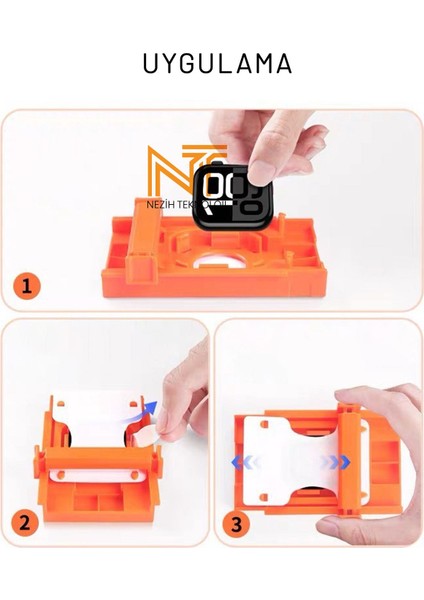 Apple Watch Seri 10 46 mm Uyumlu 3D Nano Ekran Koruyucu ve Uygulama Kiti fırsatları