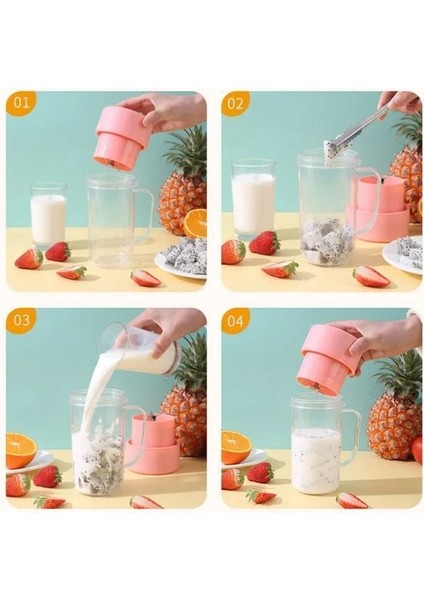 Taşınabilir Pipetli Bardak Blender