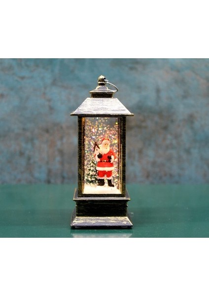 Noel Babalı Işıklı Kar Küresi