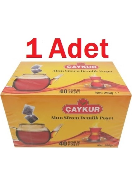 Demlik Poşet Çay 40'lı 200 gr