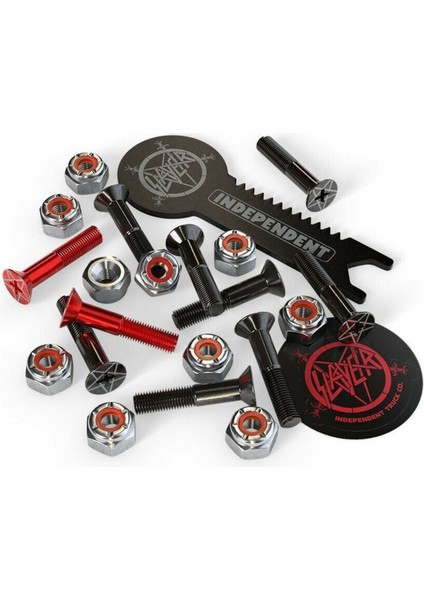 Çok Renkli Slyr 1 Blk Tool'lu Kaykay Vida Seti Kaykay Vidası