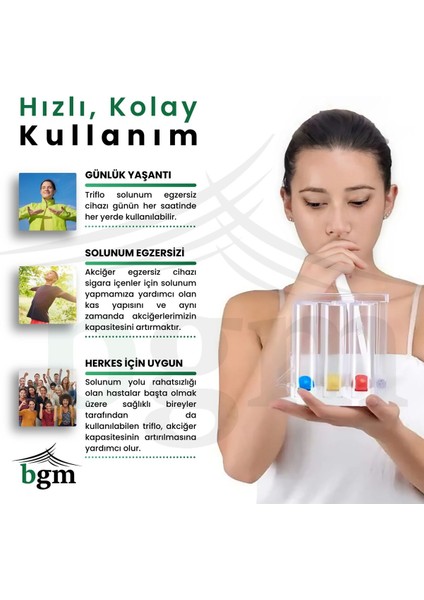Yüksek Kaliteli Solunum Egzersiz Cihazı, Nefes Gücünü Artıran Pratik Aparat indirimleri