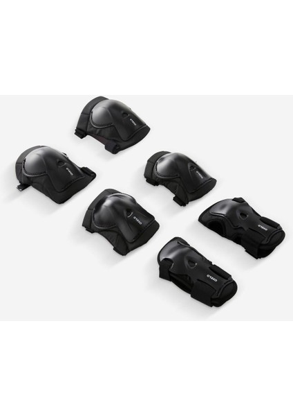 Çocuk Paten / Kaykay / Scooter 3x2 Destek Seti - Siyah - Play indirimleri