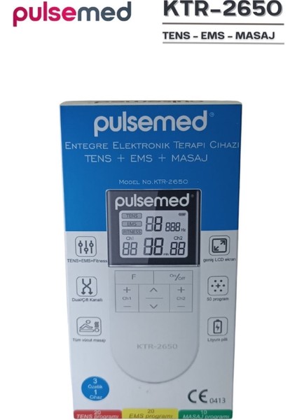 Şarjlı Elektronik Terapi Cihazı Tens + Ems + Masaj Funk modelleri