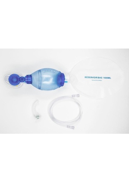 Tek kullanımlık pediatrik PVC ambu seti, güvenli ve pratik solunum cihazı, TR menşei fiyatları