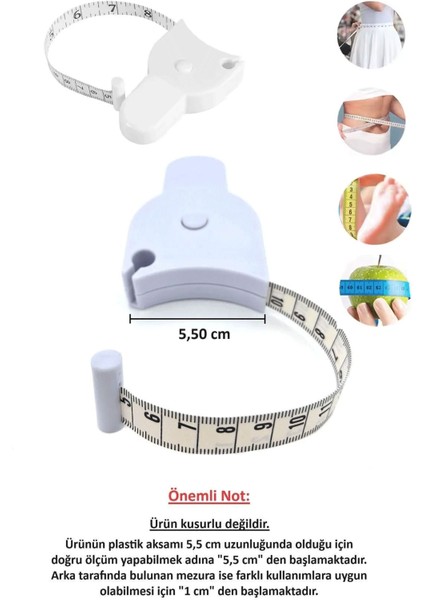 Çok Amaçlı Vücut ve Baş Ölçüm Metresi, Spor ve Terzi Kullanımı fiyatları