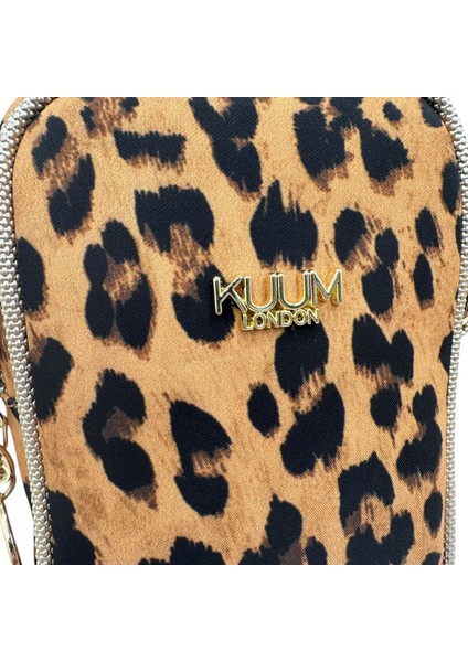 Çarpraz Omuz Askılı Leopar Desenli Premium Kadın Çantası 19X12X8 indirimleri