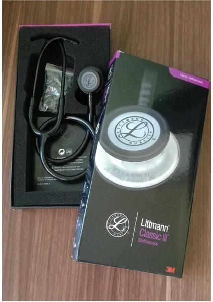 Siyah 3M Classic II Steteskop - Sağlık Profesyonelleri İçin Güvenilir ve Dayanıklı