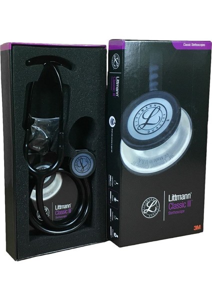 Siyah 3M Classic II Steteskop - Sağlık Profesyonelleri İçin Güvenilir ve Dayanıklı modelleri