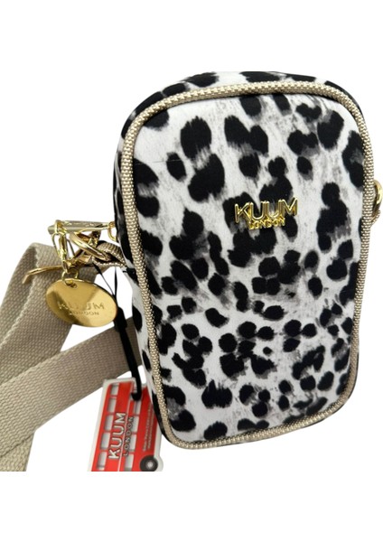Çarpraz Omuz Askılı Leopar Desenli Premium Kadın Çantası 19X12X8 fiyatları