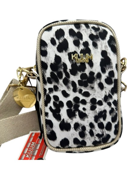 Çarpraz Omuz Askılı Leopar Desenli Premium Kadın Çantası 19X12X8 modelleri