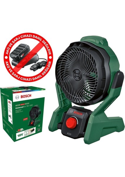 Siyah-yeşil mini akülü fan, 2 yıl resmi garantili, hafif ve taşınabilir kullanım