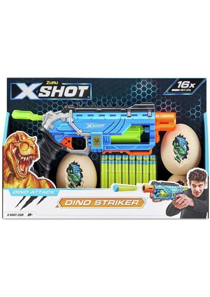4860 x Shot Sünger Atan Dino Attack Striker Silah -Sunman