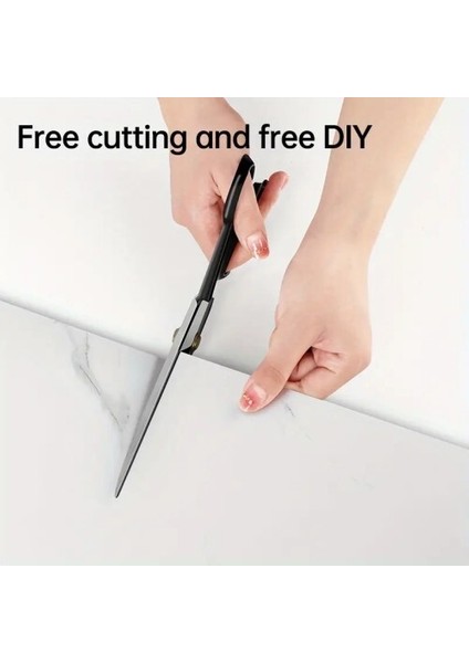 Vinil Beyaz Mermer Desenli Alüminyum Plastik Duvar Sticker modelleri