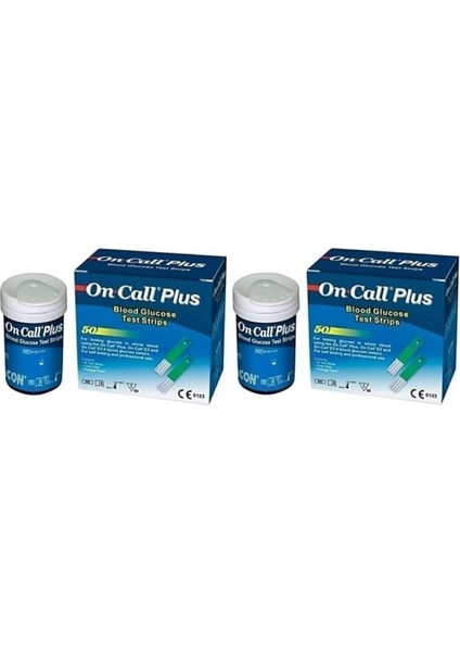 Ölçüm Çubuğu Test Strip 100 Adet, 2 Kutu (50 Adet x 2)