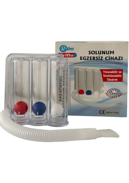 3 Adet Triflo Solunum Egzersiz Cihazı - Sağlıklı Nefes İçin Güçlü Destek